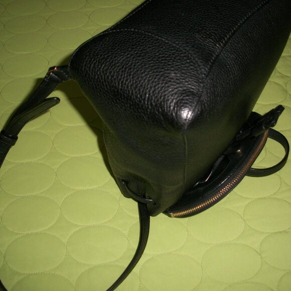 Kate Spade Leila Black Pebbled Leather Backpack/Purse main image 6